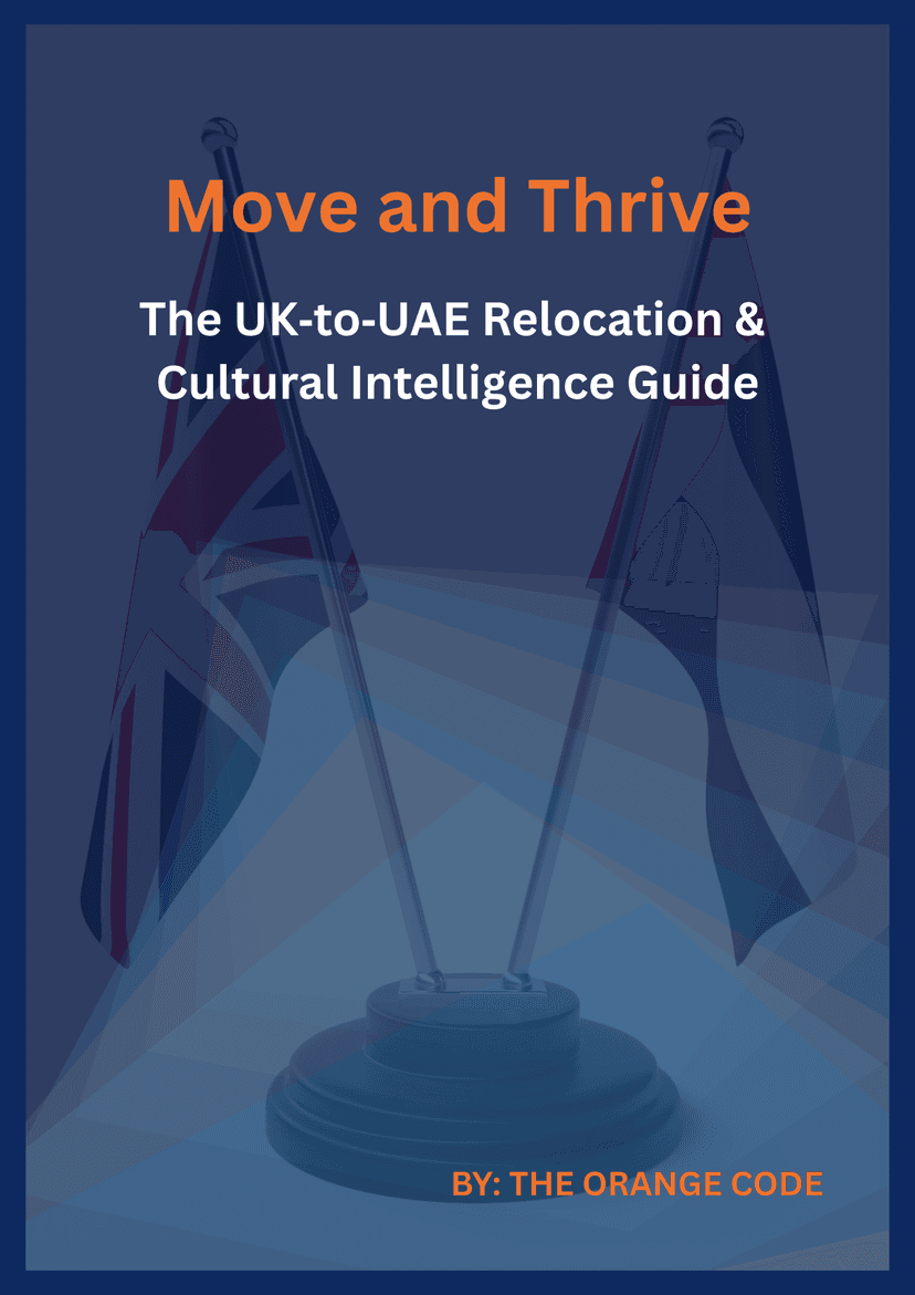 UK to UAE Relocation Guide e-guide cover — Cultural Intelligence for British professionals moving to the Emirates